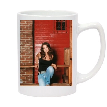 Eliza Dushku 14oz White Statesman Mug