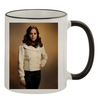 Eliza Dushku 11oz Colored Rim & Handle Mug