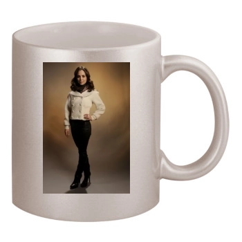 Eliza Dushku 11oz Metallic Silver Mug