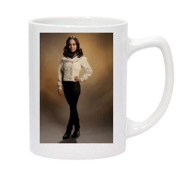 Eliza Dushku 14oz White Statesman Mug