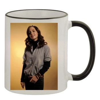 Eliza Dushku 11oz Colored Rim & Handle Mug