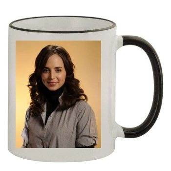 Eliza Dushku 11oz Colored Rim & Handle Mug