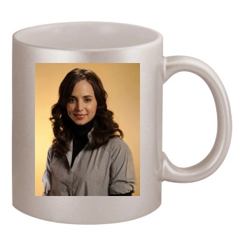 Eliza Dushku 11oz Metallic Silver Mug