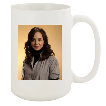 Eliza Dushku 15oz White Mug