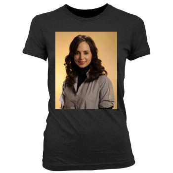 Eliza Dushku Women's Junior Cut Crewneck T-Shirt