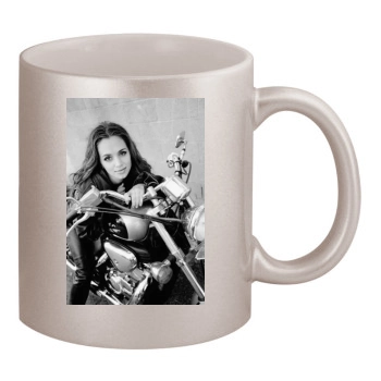 Eliza Dushku 11oz Metallic Silver Mug