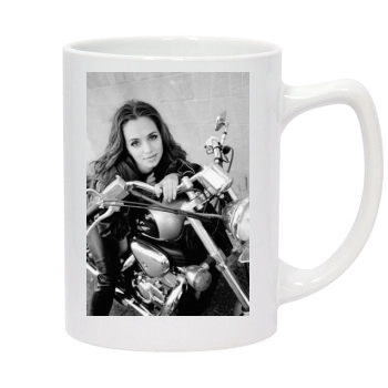 Eliza Dushku 14oz White Statesman Mug