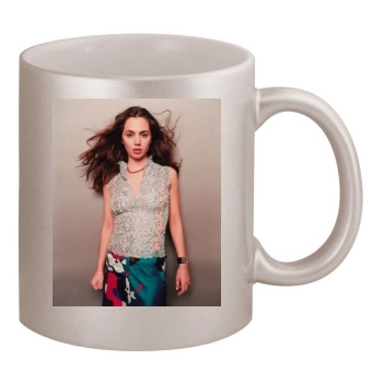 Eliza Dushku 11oz Metallic Silver Mug