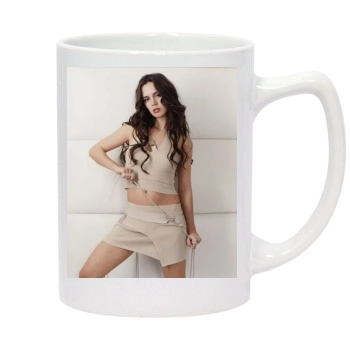 Eliza Dushku 14oz White Statesman Mug