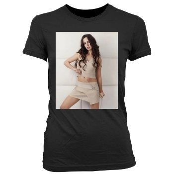 Eliza Dushku Women's Junior Cut Crewneck T-Shirt