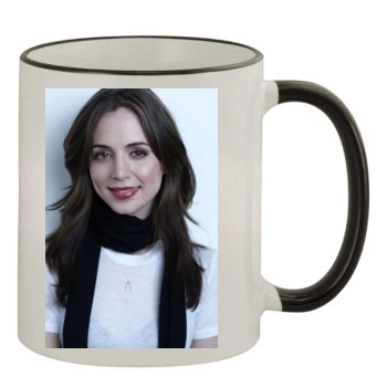 Eliza Dushku 11oz Colored Rim & Handle Mug