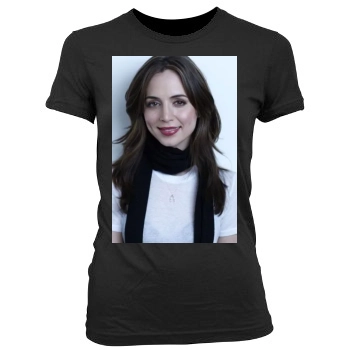 Eliza Dushku Women's Junior Cut Crewneck T-Shirt