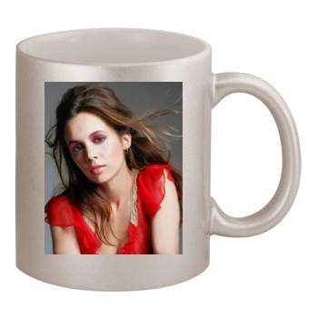 Eliza Dushku 11oz Metallic Silver Mug