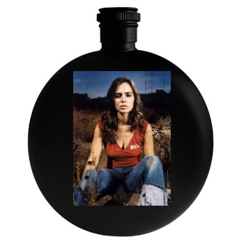 Eliza Dushku Round Flask