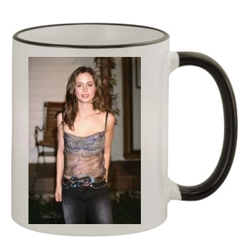 Eliza Dushku 11oz Colored Rim & Handle Mug