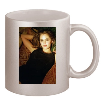 Eliza Dushku 11oz Metallic Silver Mug