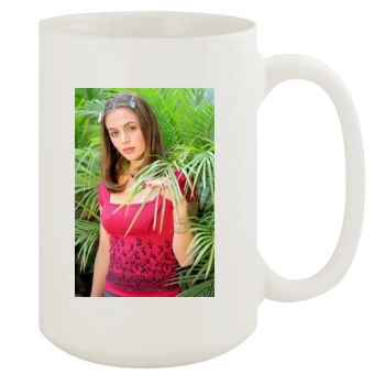 Eliza Dushku 15oz White Mug