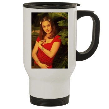 Eliza Dushku Stainless Steel Travel Mug