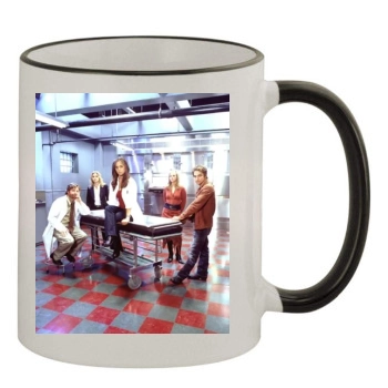 Eliza Dushku 11oz Colored Rim & Handle Mug