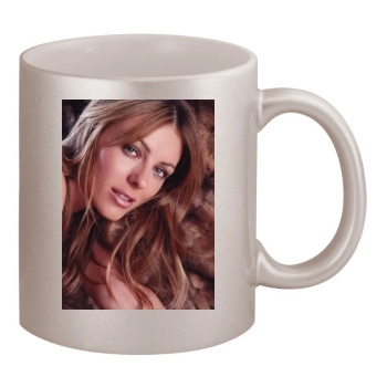 Elizabeth Hurley 11oz Metallic Silver Mug