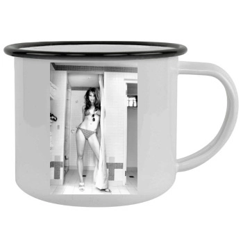 Elizabeth Hurley Camping Mug