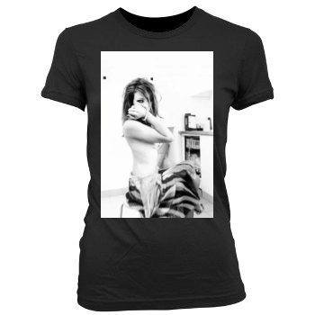 Elizabeth Hurley Women's Junior Cut Crewneck T-Shirt