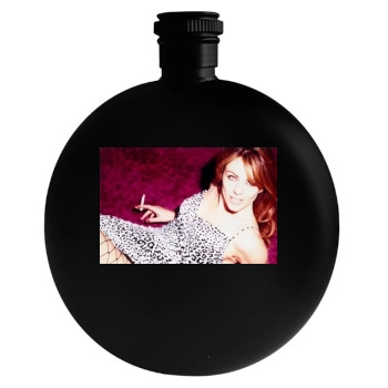 Elizabeth Hurley Round Flask