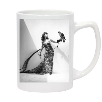 Elizabeth Hurley 14oz White Statesman Mug