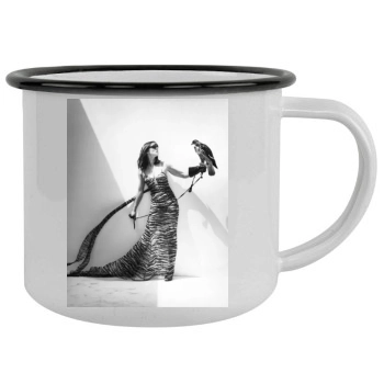 Elizabeth Hurley Camping Mug