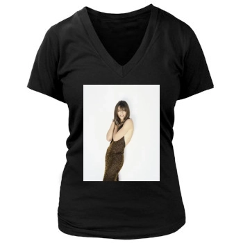 Elizabeth Hurley Women's Deep V-Neck TShirt