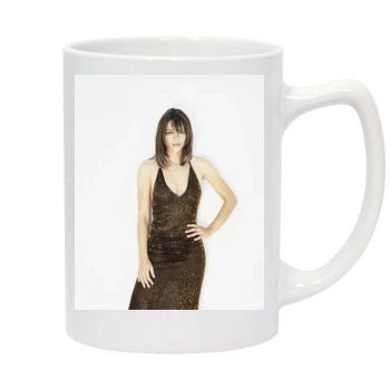 Elizabeth Hurley 14oz White Statesman Mug