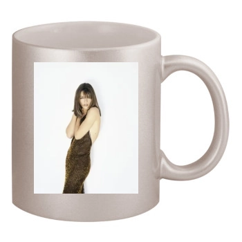 Elizabeth Hurley 11oz Metallic Silver Mug