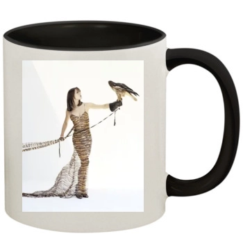 Elizabeth Hurley 11oz Colored Inner & Handle Mug