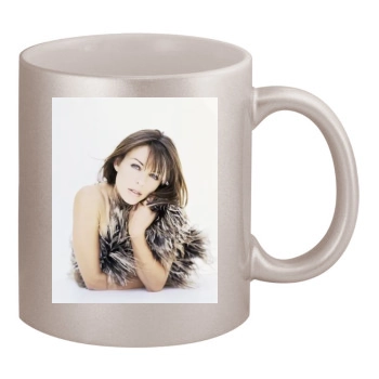 Elizabeth Hurley 11oz Metallic Silver Mug