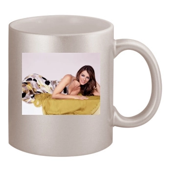 Elizabeth Hurley 11oz Metallic Silver Mug