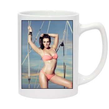 Elizabeth Hurley 14oz White Statesman Mug