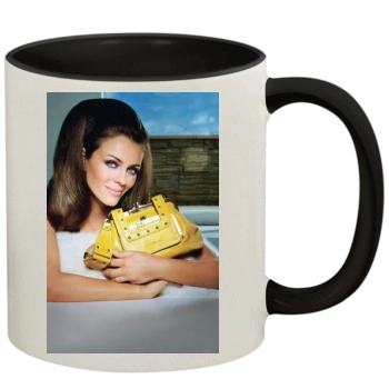 Elizabeth Hurley 11oz Colored Inner & Handle Mug