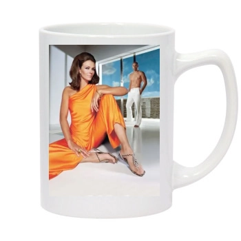 Elizabeth Hurley 14oz White Statesman Mug