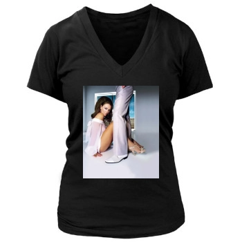 Elizabeth Hurley Women's Deep V-Neck TShirt