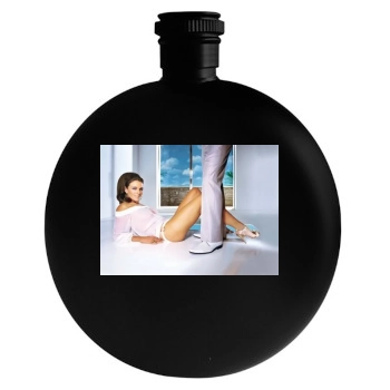 Elizabeth Hurley Round Flask