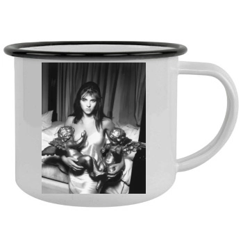 Elizabeth Hurley Camping Mug