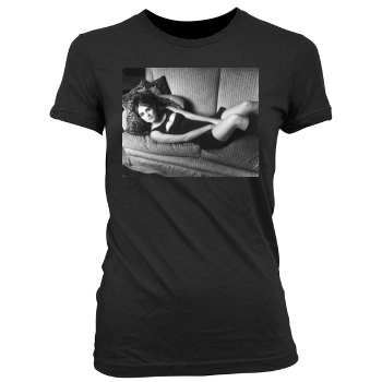 Elizabeth Hurley Women's Junior Cut Crewneck T-Shirt