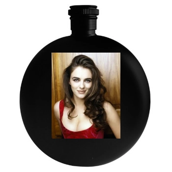 Elizabeth Hurley Round Flask