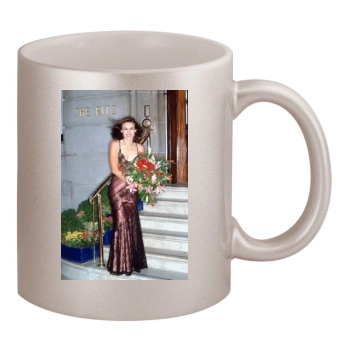 Elizabeth Hurley 11oz Metallic Silver Mug