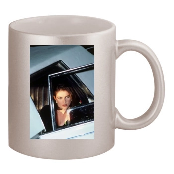 Elizabeth Hurley 11oz Metallic Silver Mug