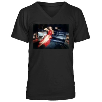 Elizabeth Hurley Men's V-Neck T-Shirt