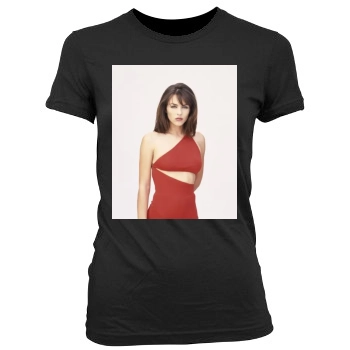 Elizabeth Hurley Women's Junior Cut Crewneck T-Shirt