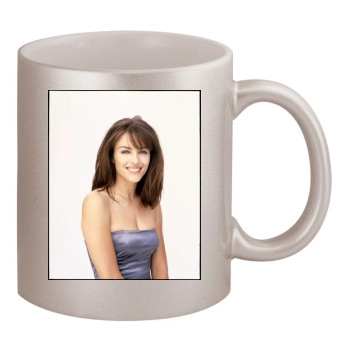 Elizabeth Hurley 11oz Metallic Silver Mug