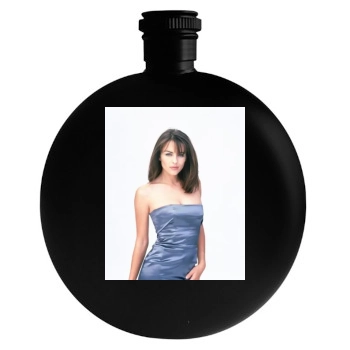 Elizabeth Hurley Round Flask