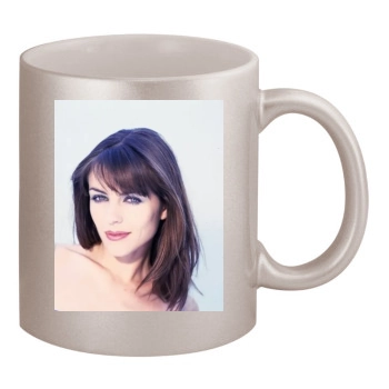 Elizabeth Hurley 11oz Metallic Silver Mug